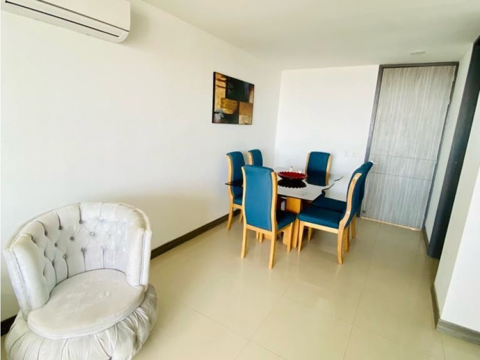 APARTAMENTO EN VENTA AMOBLADO PRAIA CRESPO CARTAGENA — foto 4