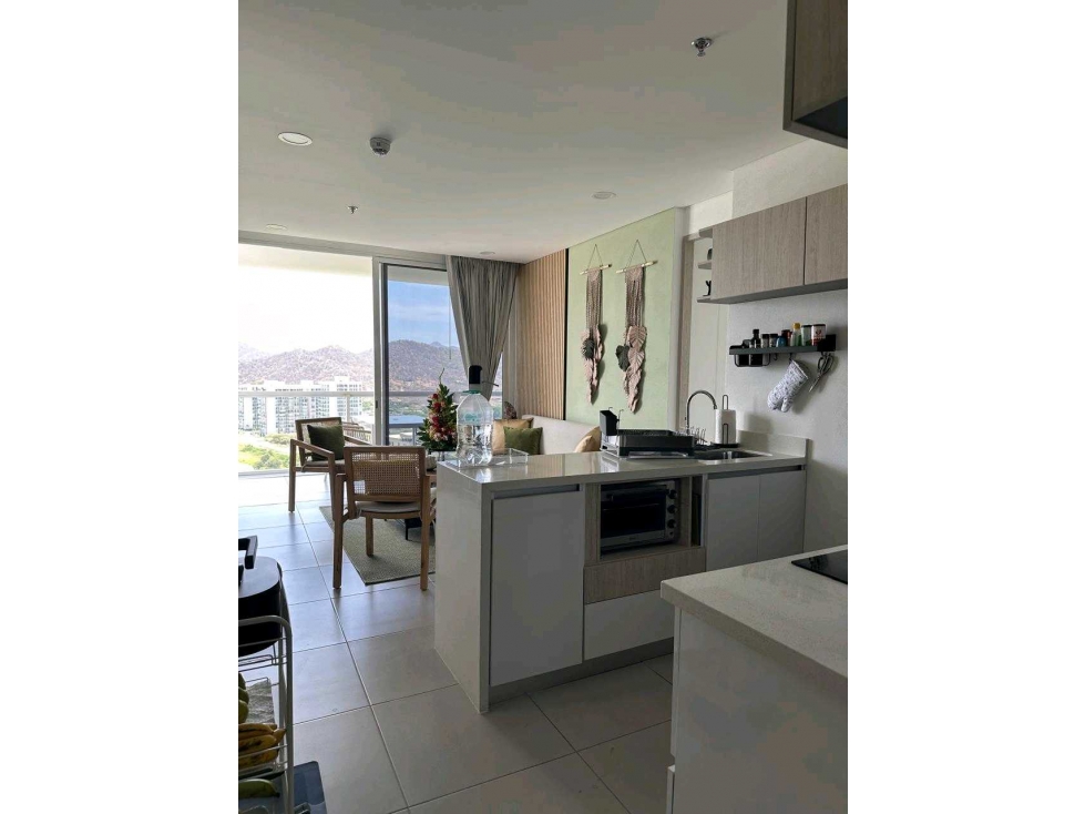APARTAMENTO EN VENTA SANTA MARTA LA MEJOR VISTA AL MAR Y TERRAZA — foto 3