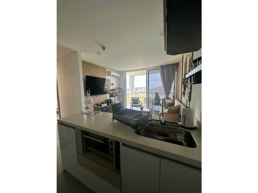 APARTAMENTO EN VENTA SANTA MARTA LA MEJOR VISTA AL MAR Y TERRAZA — foto 5
