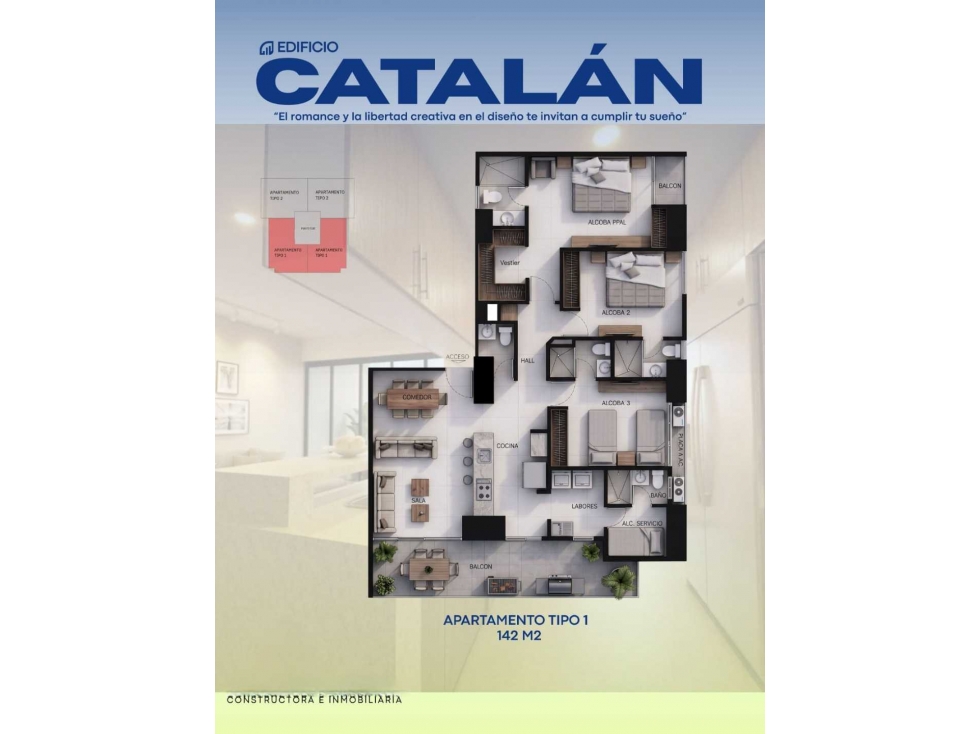 APARTAMENTO EN VENTA SOBRE PLANOS EN EL BARRIO EL RECREO EN MONTERIA — foto 5