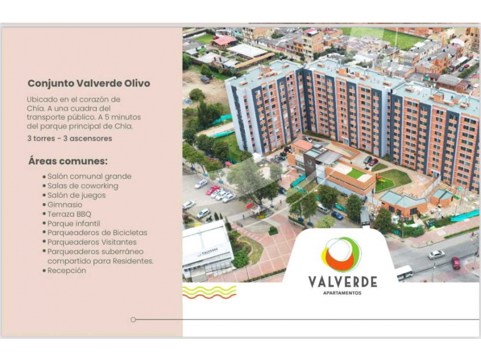 Apartamento en Venta, Valverde Olivo, Chia