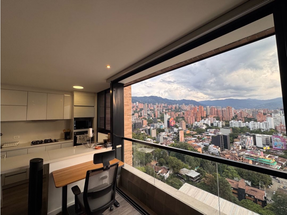 Apartamento en venta, vista a Provenza, Poblado. Medellín — foto 2