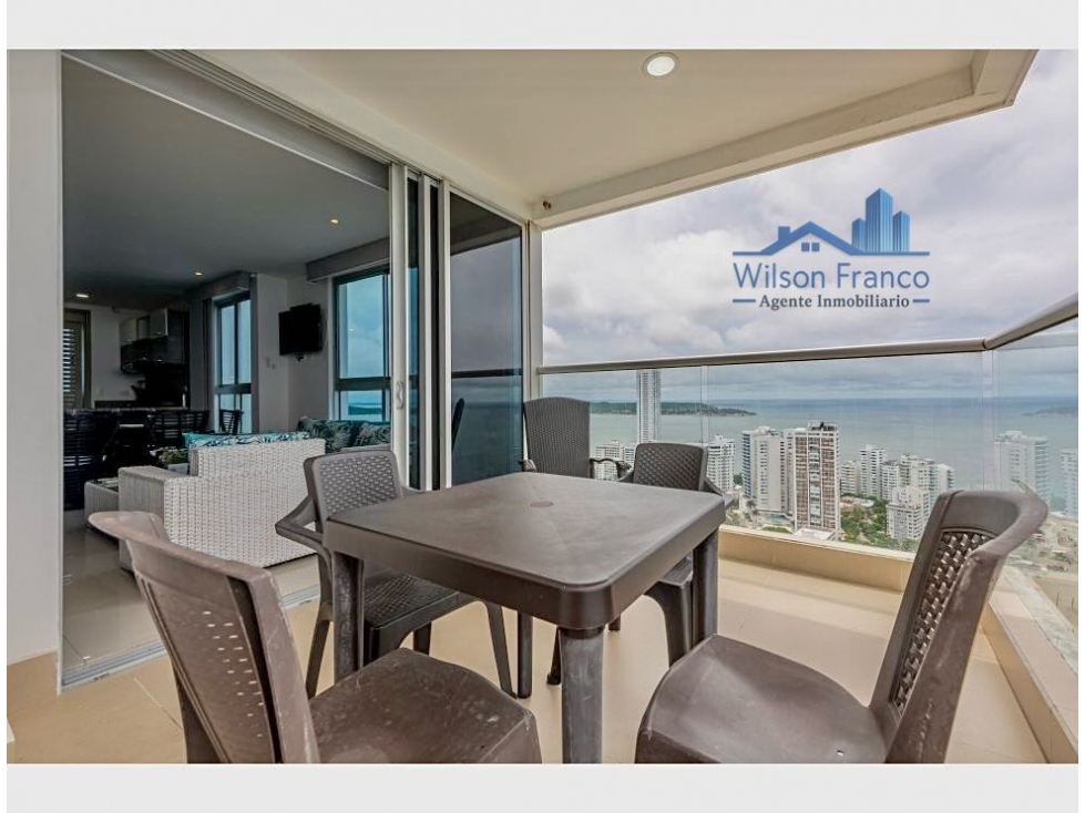 Apartamento en Venta Vista Al Mar Palmetto Bocagrande Cartagena — foto 2