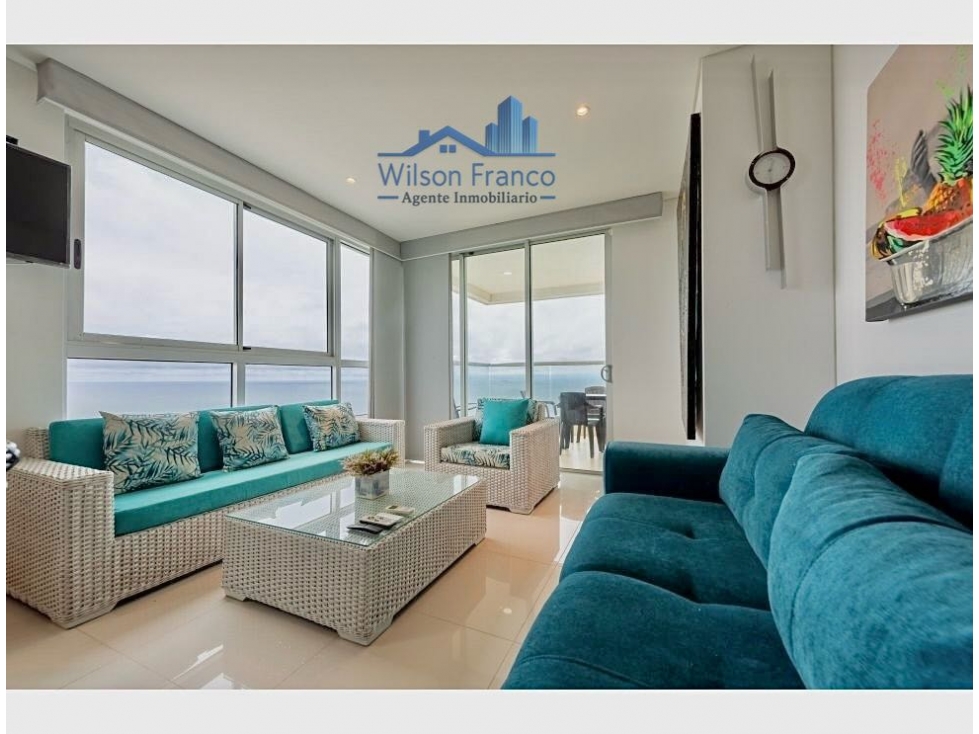 Apartamento en Venta Vista Al Mar Palmetto Bocagrande Cartagena — foto 4