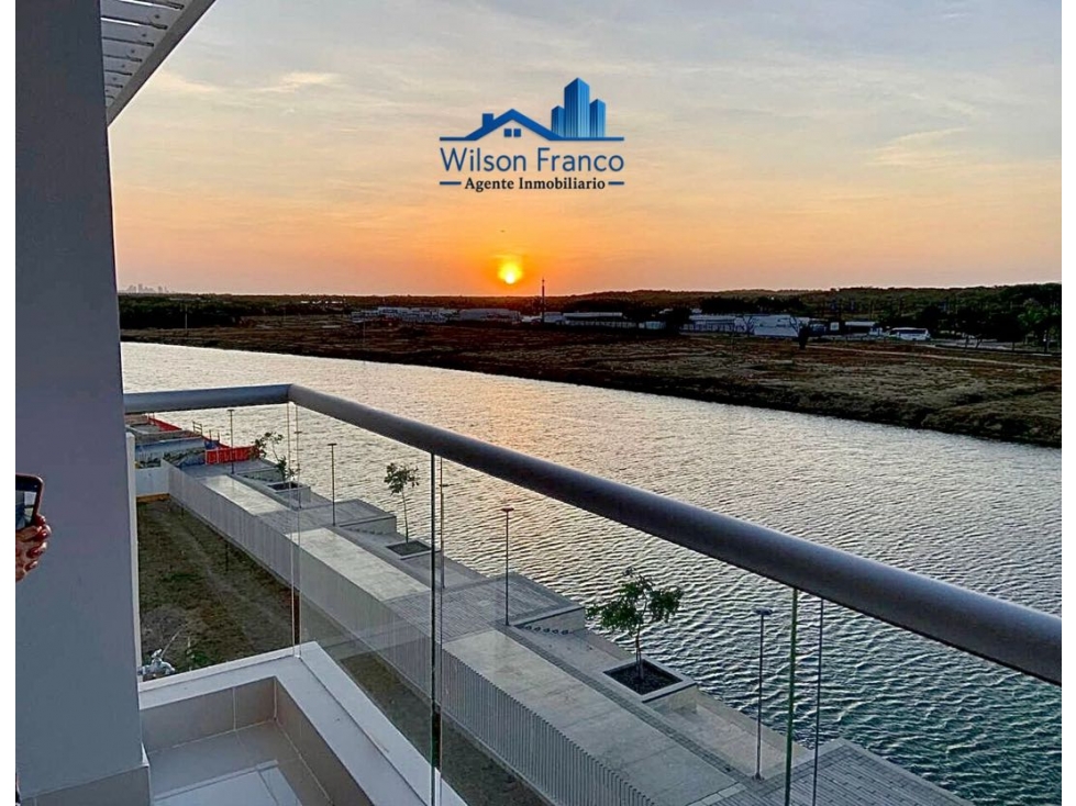 Apartamento en Venta, Vista al Gran Canal, Serena Del Mar, Cartagena