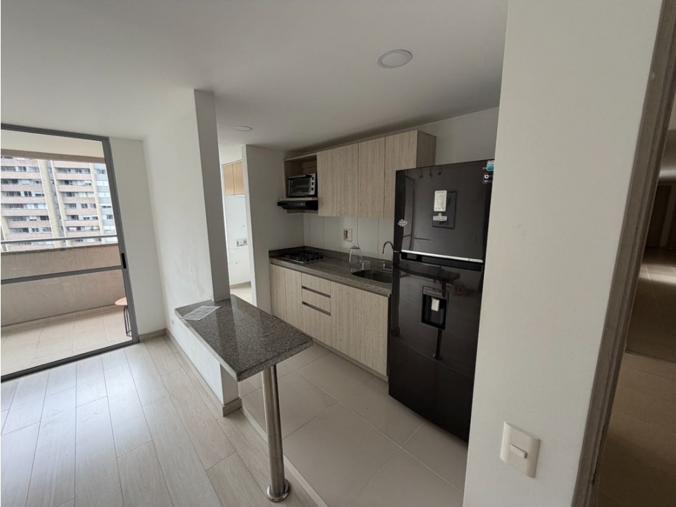 Apartamento Envigado El Chingui 62.3 m2, 2 alcobas, 2 baños, 1 parq.