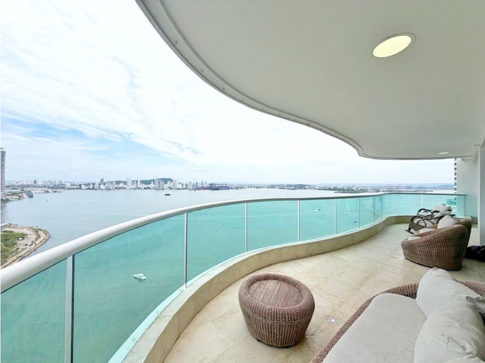 Apartamento exclusivo en Castillogrande con vista directa a la bahia ! - 2