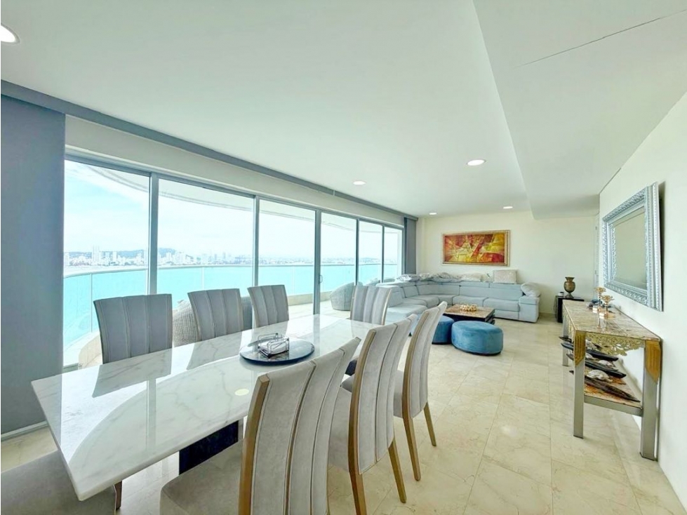 Apartamento exclusivo en Castillogrande con vista directa a la bahia ! - 4