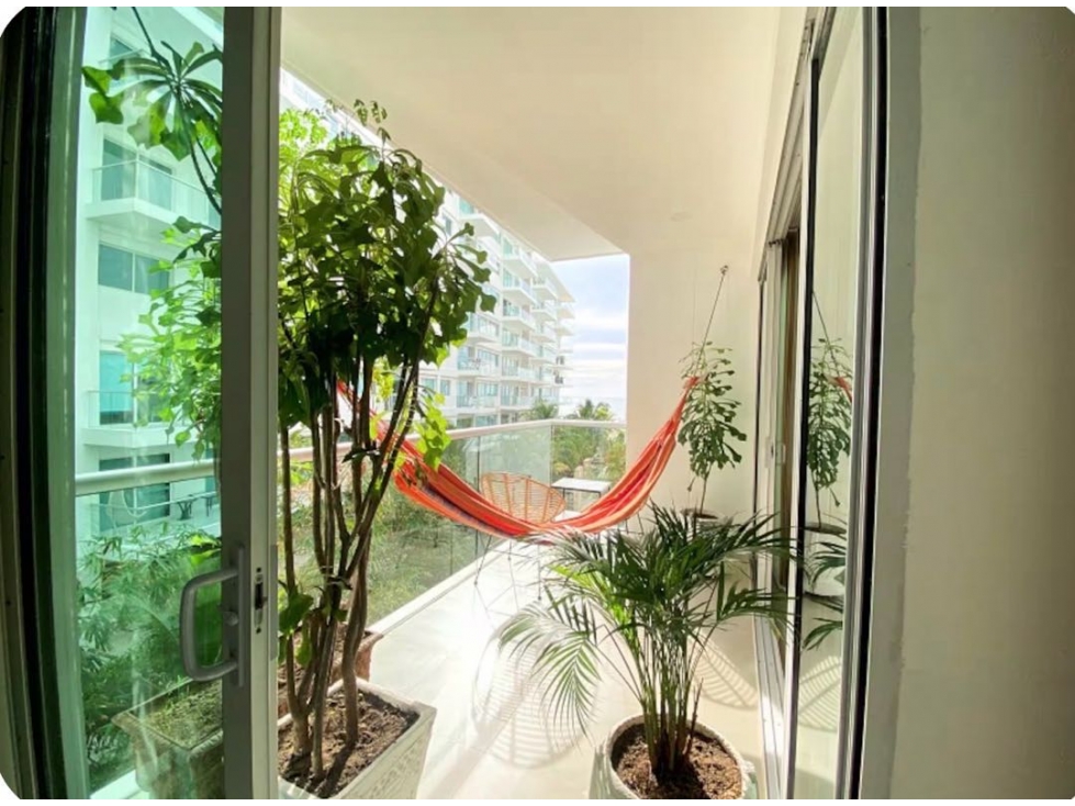 APARTAMENTO FRENTE AL MAR, SECTOR LA BOQUILLA, UNA ALCOBA, DOS BAÑOS - 2
