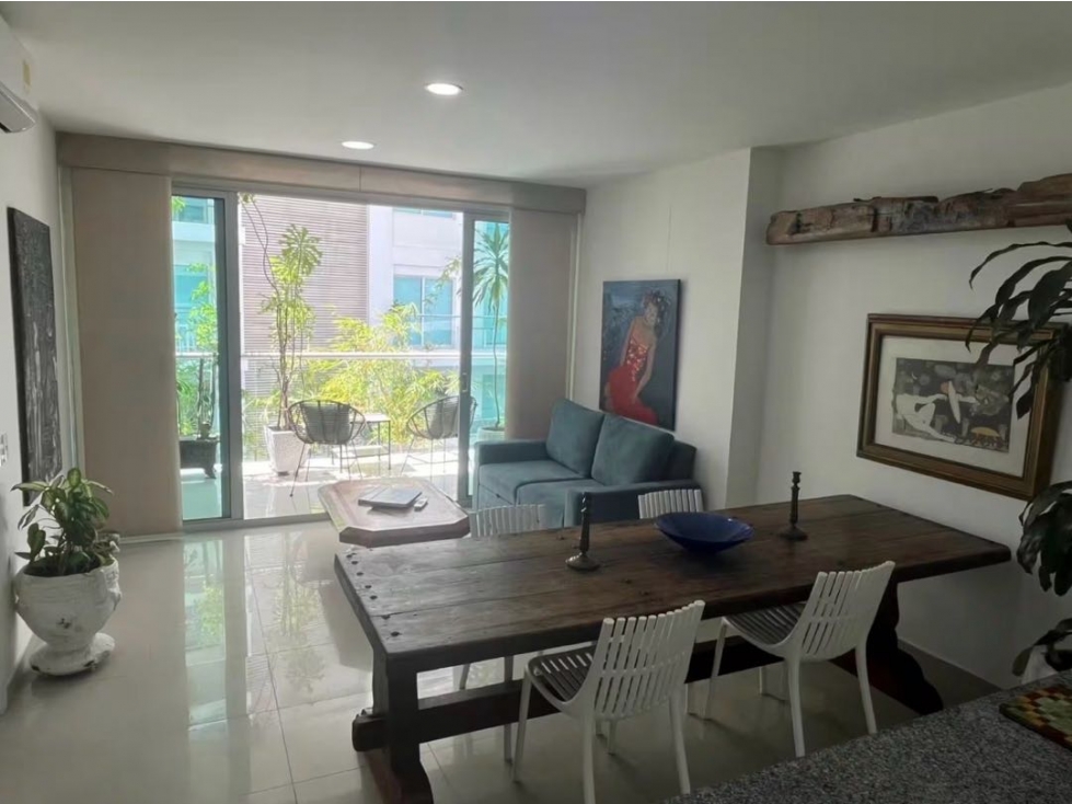 APARTAMENTO FRENTE AL MAR, SECTOR LA BOQUILLA, UNA ALCOBA, DOS BAÑOS - 4