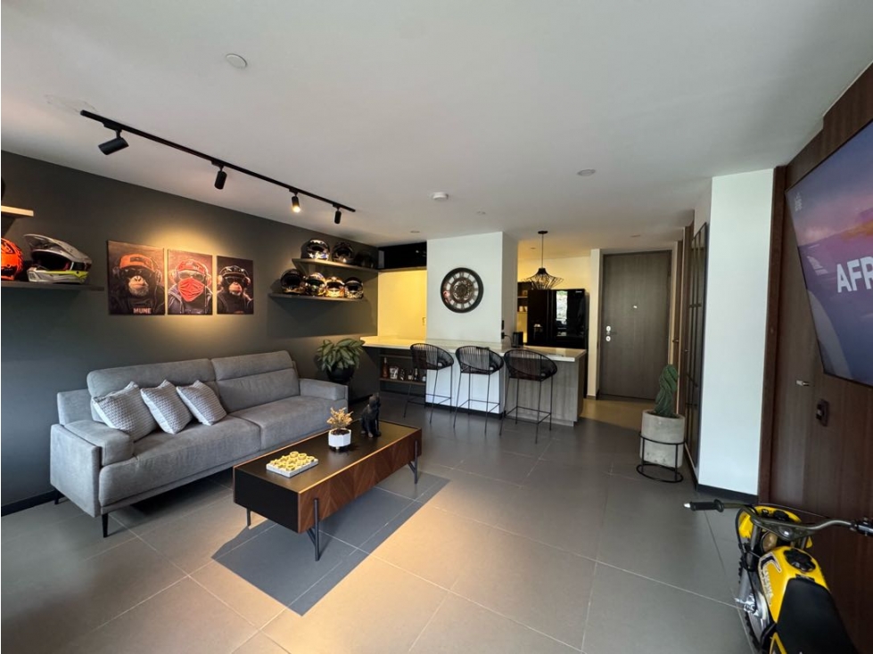 Apartamento moderno en venta Envigado Las Brujas amplia terraza — foto 4