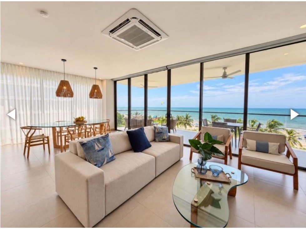 APARTAMENTO MORROS ZOE 3 ALCOBAS SERENA DEL MAR, PRIMERA LINEA — foto 3