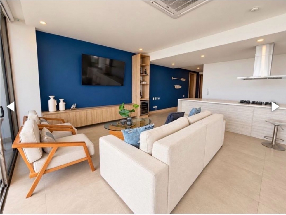 APARTAMENTO MORROS ZOE 3 ALCOBAS SERENA DEL MAR, PRIMERA LINEA — foto 4