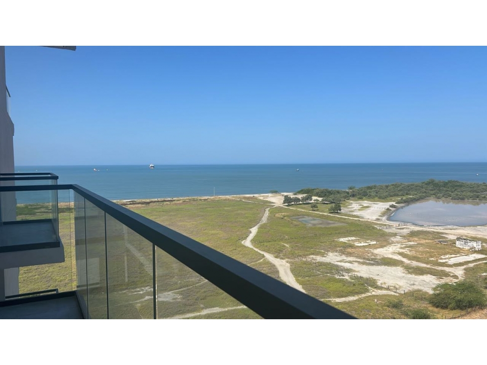 Apartamento nuevo con vista al mar de pozos colorados - 005R