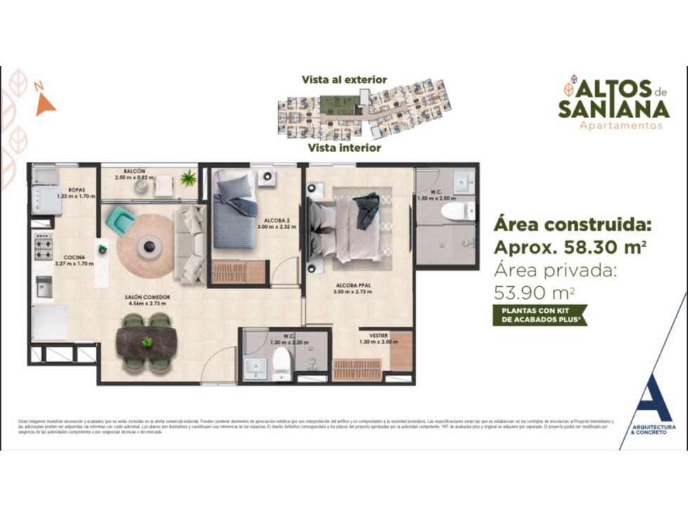 Apartamento nuevo en venta Rionegro Ojo de Agua — foto 3