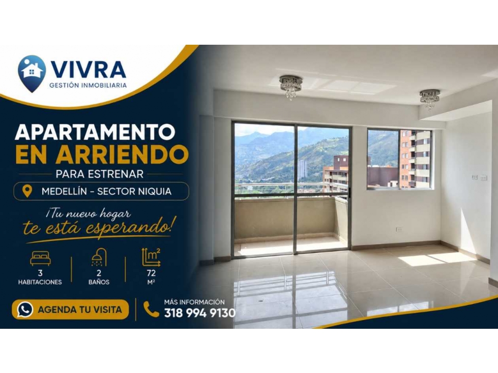 Apartamento para estrenar en arriendo