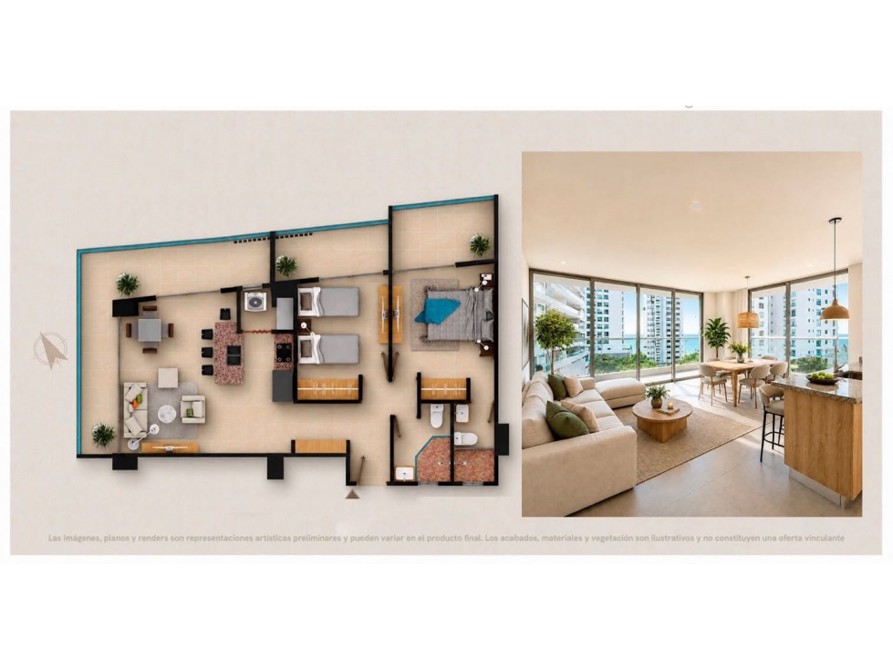 APARTAMENTO PARA ESTRENAR TURISTICO Y RESIDENCIAL EN BELLAVISTA -060 — foto 5