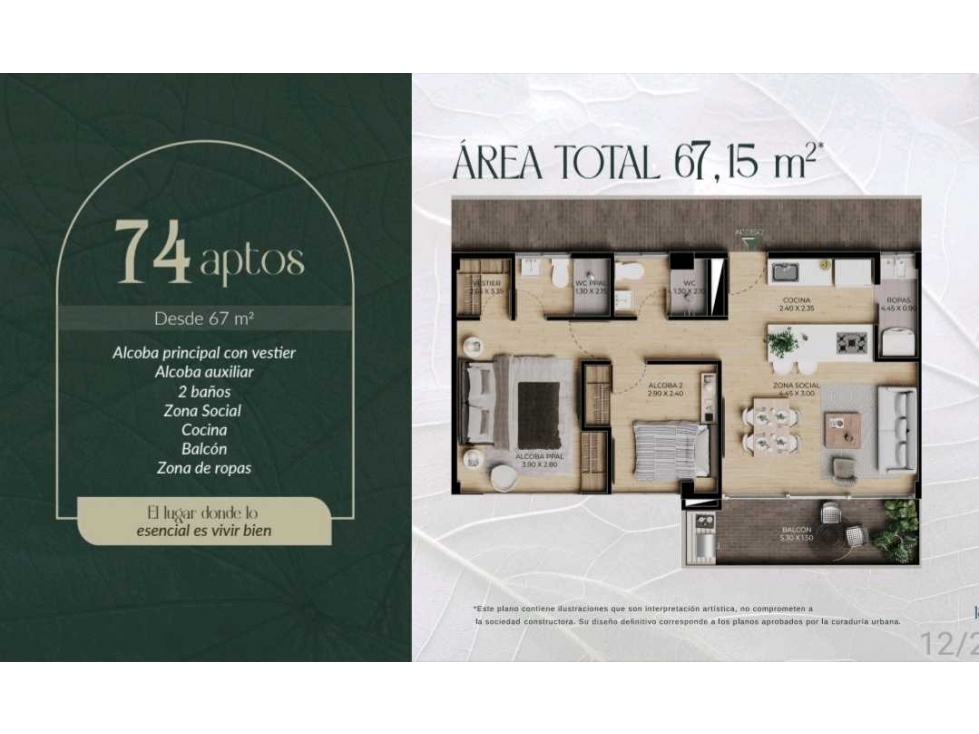Apartamento para venta de cesion de derechos — foto 4