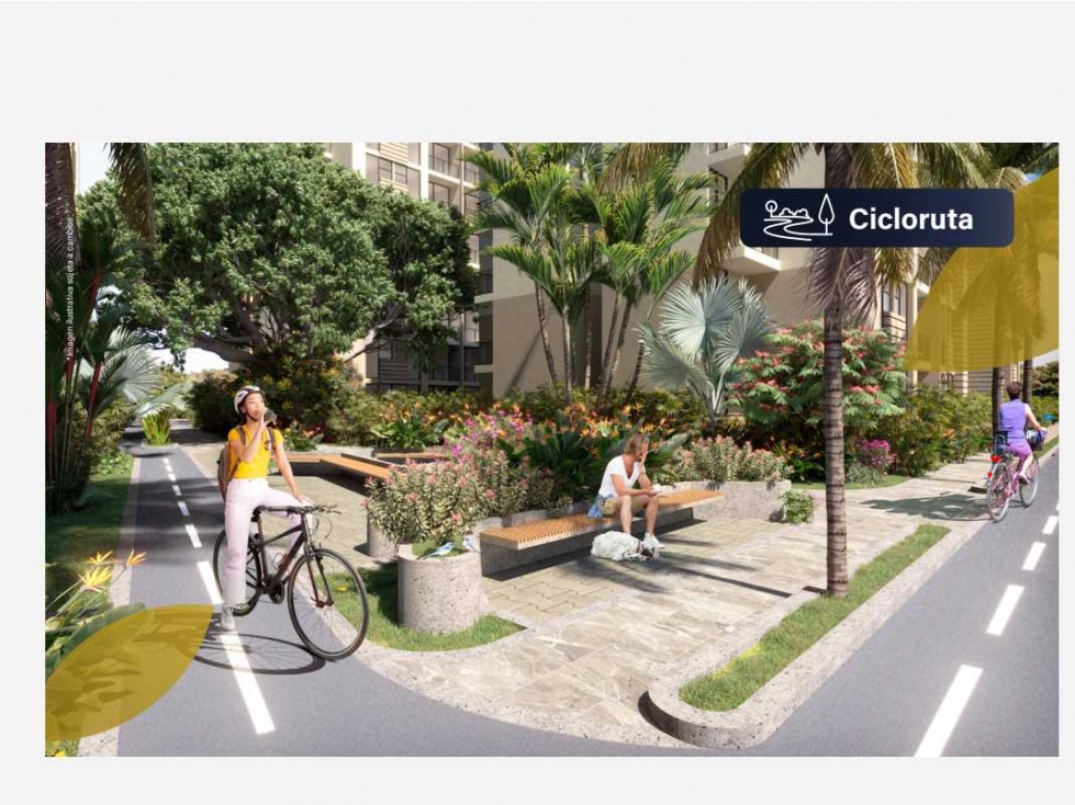 Cesión TERRABONGA Apartamento sobre plano cerca al mar 005K — foto 6