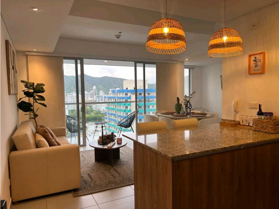 Apartamento residencial con vista al mar Rodadero Sur Santa Marta — foto 3