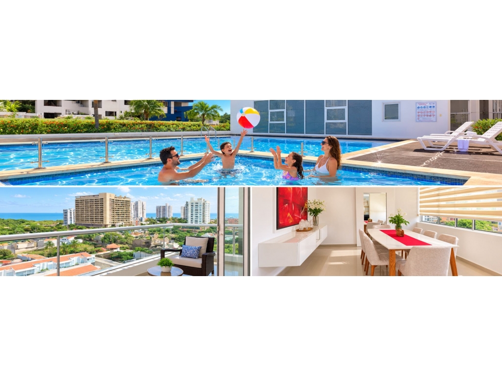 Apartamento ResidencialCerca al MAR Rodadero Sur 005