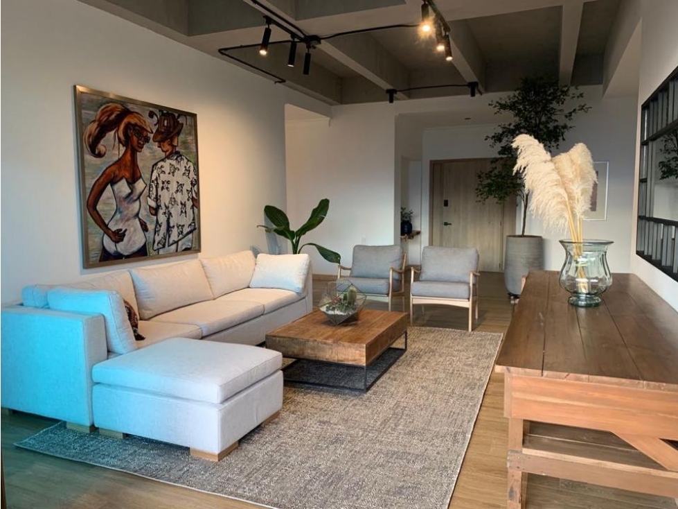 Apartamento tipo industrial renta amoblado