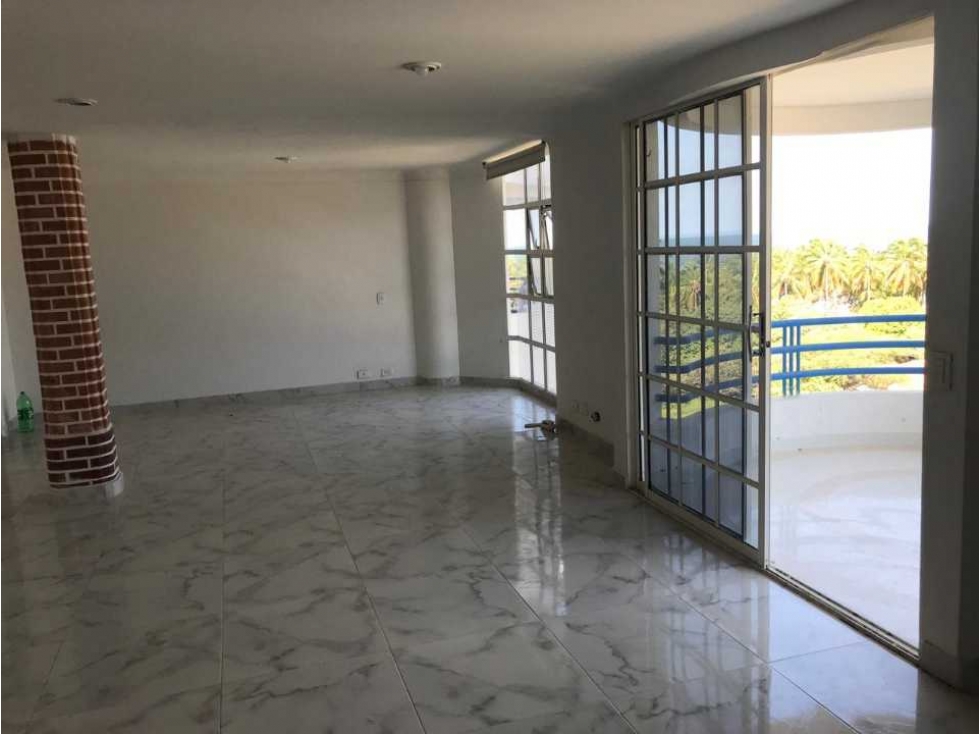 Apartamento tipo loft, 73m2, vista al mar, 6to piso, pozos colorados