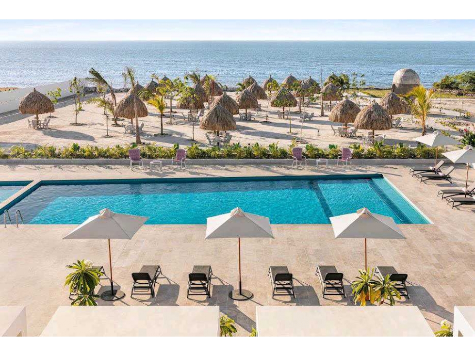 Apartamento Tipo Loft En Primera Linea De Mar Santa Marta Colombia