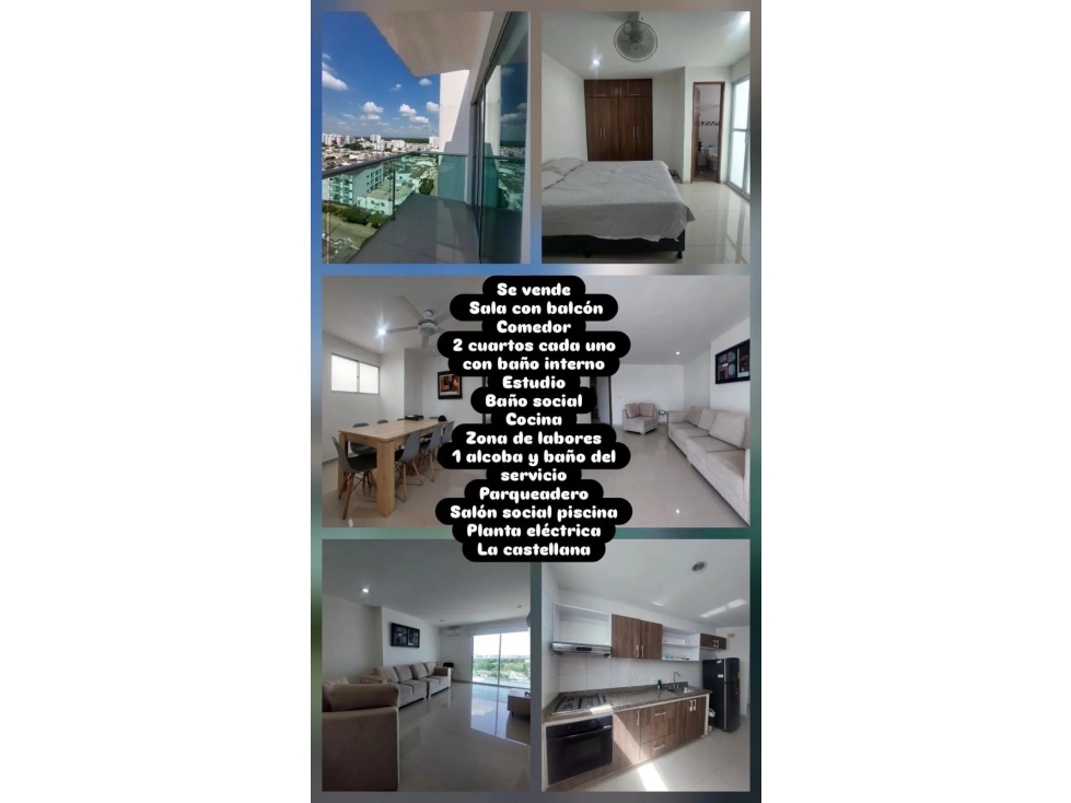 Apartamento Ubicado en el barrio La Castellana Montería Piso 10
