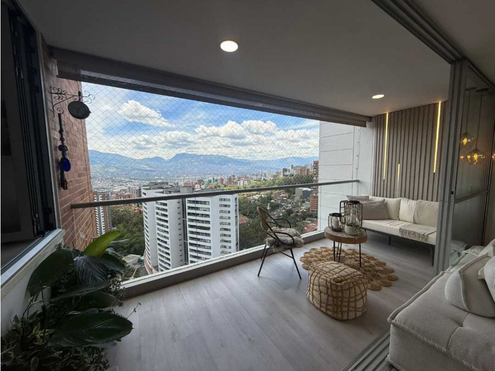 Apartamento venta envigado esmeraldal con linda vista parq.doble, util