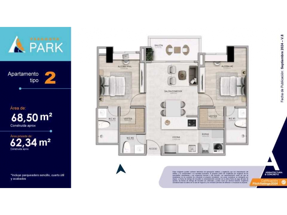 APARTAMENTO VERANOVA cesion de derechos