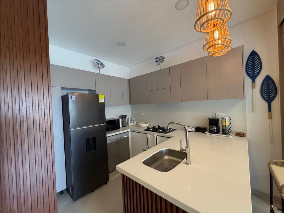 Rento apartamento amoblado para estrenar balcón vista exterior 005 — foto 5