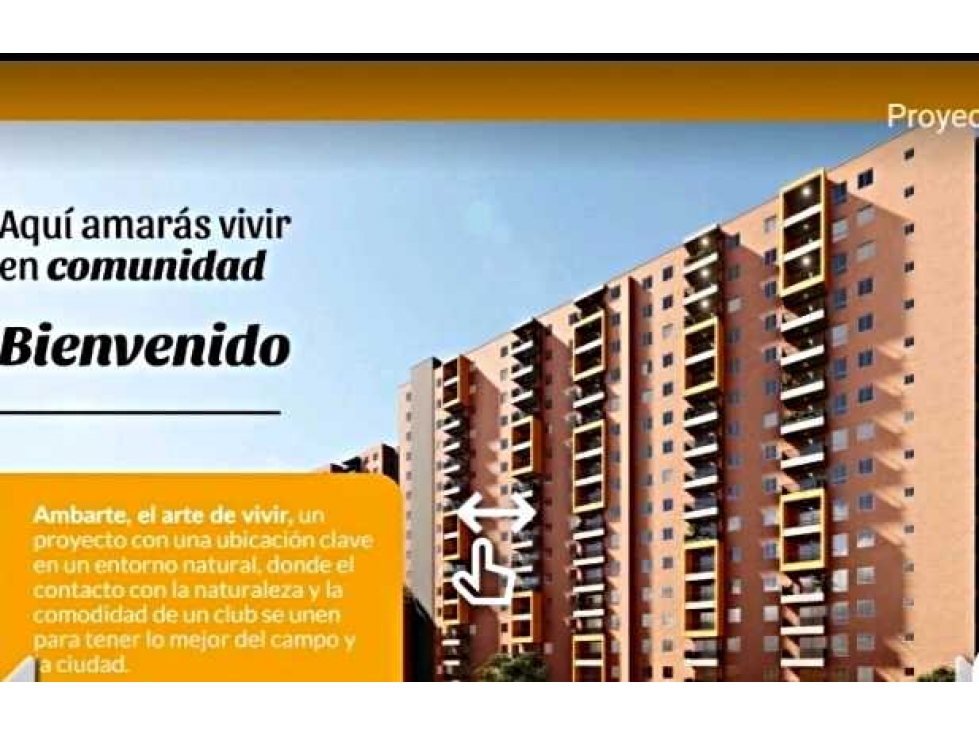 Apto en Construcción.Sector Fontibon. Rionegro. Con terraza
