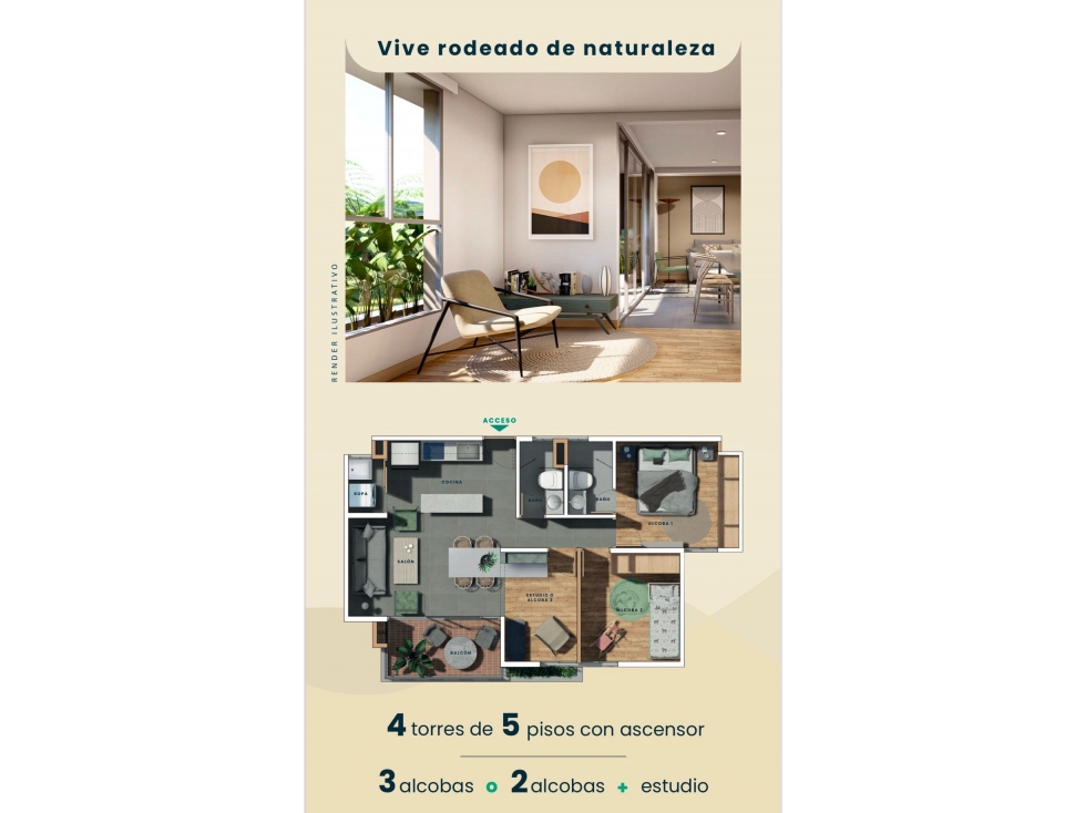 Apto en obra gris venta con cesión de derechos — foto 2
