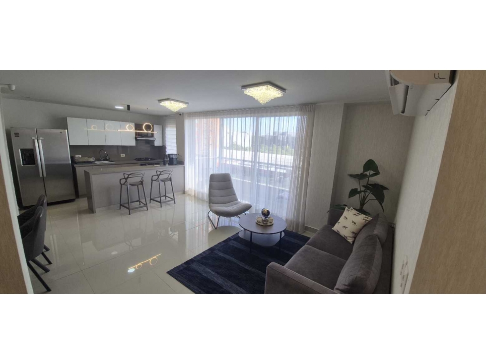 APTO PREMIUM EN VENTA AMOBLADO A PUERTA CERRADA 107 MTS PORTAL DE GENO