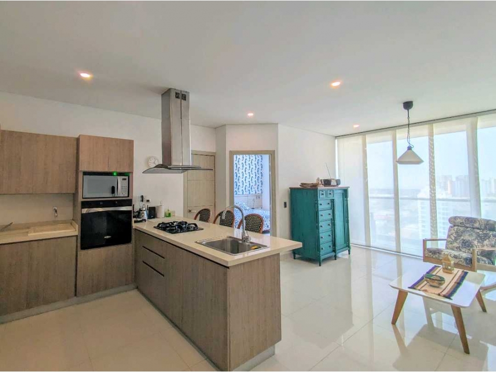 ARRIENDO AMOBLADO EXCLUSIVO, 1 ALCOBA, VILLA SANTOS