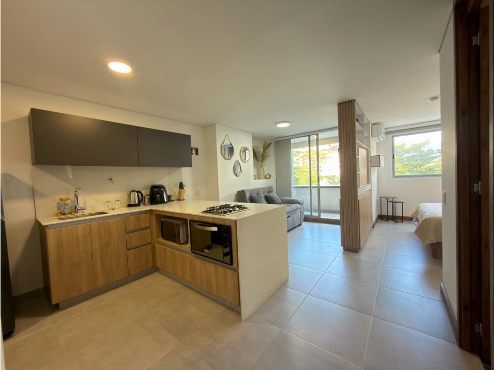 ARRIENDO APARTA-ESTUDIO AMOBLADO CIUDAD DEL RIO