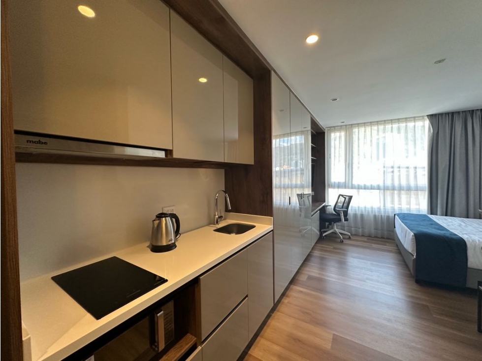 Arriendo APARTAESTUDIO AMOBLADO Santa Paula, Bogotá-3.500.000-YG — foto 3