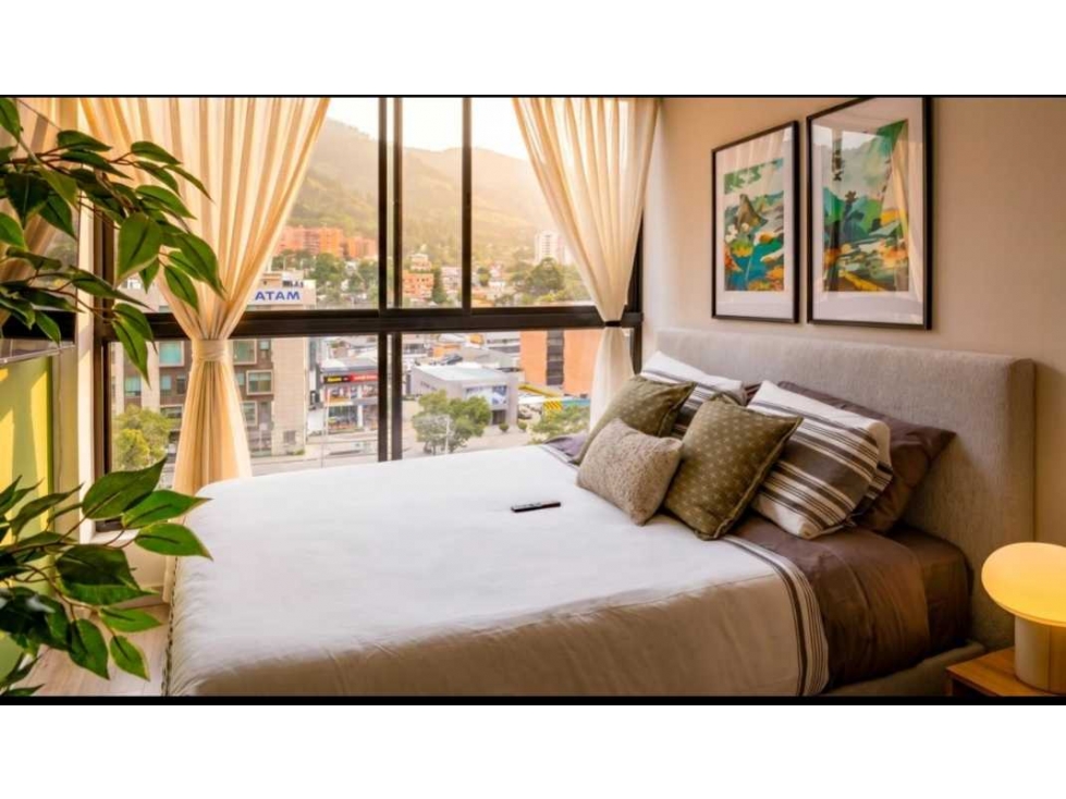 Arriendo apartaestudio full amoblado cerca Fundación Santa Fe