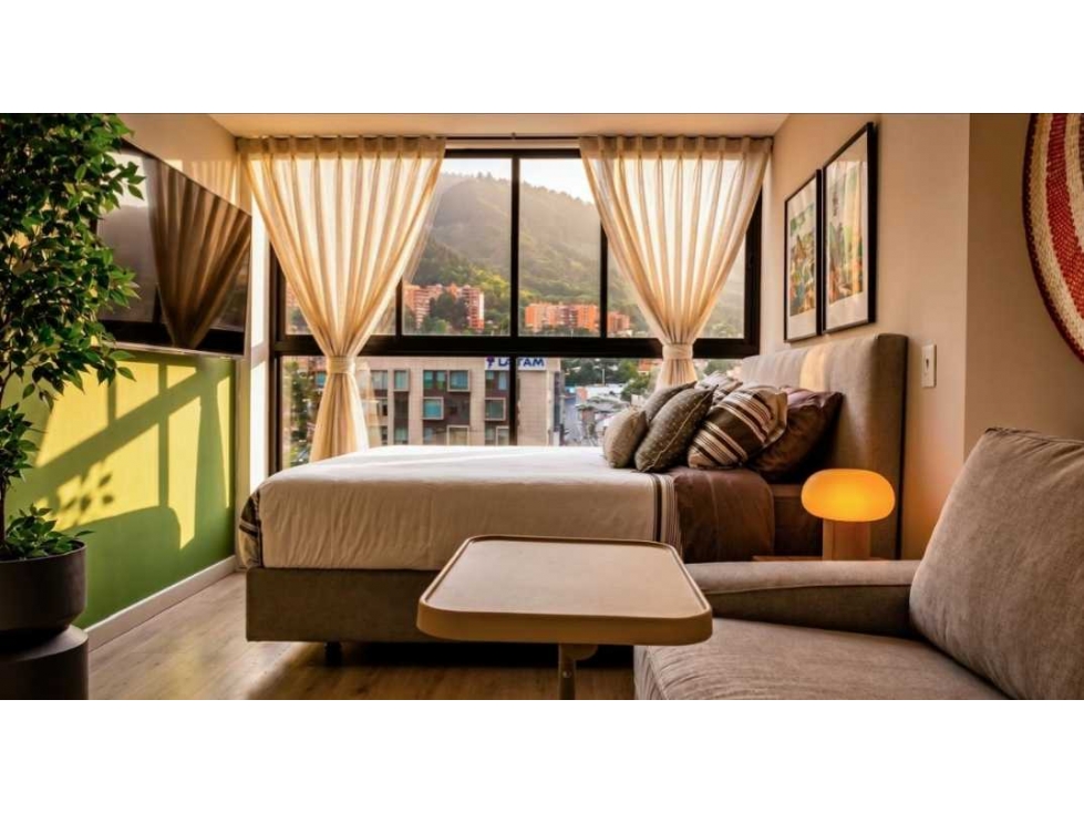 Arriendo apartaestudio full amoblado cerca Fundación Santa Fe — foto 2
