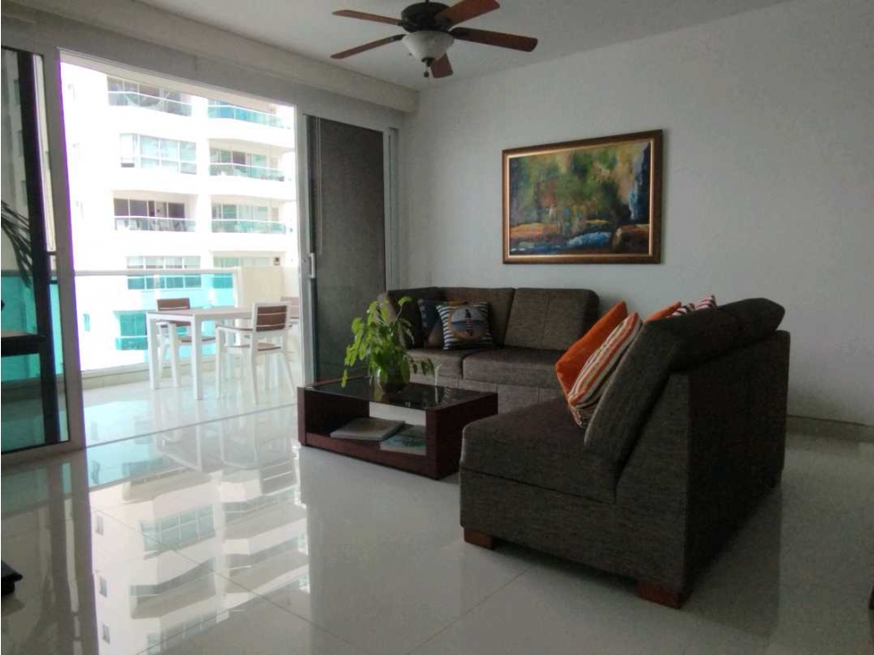 Arriendo Apartamento Amoblado Castillogrande, Cartagena — foto 2