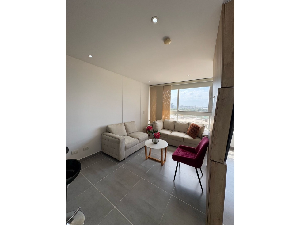 ALQUILER DE APARTAMENTO AMOBLADO PORTAL DE GENOVEZ - PUERTO COLOMBIA — foto 2
