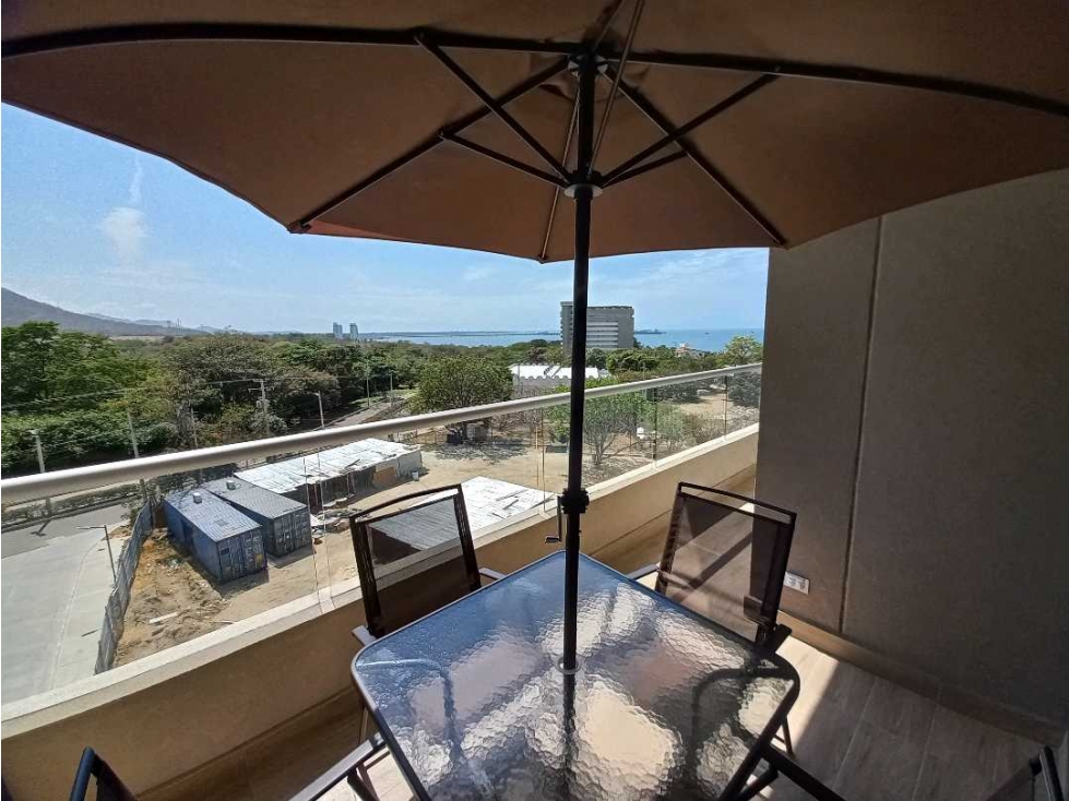 ARRIENDO APARTAMENTO AMOBLADO EN SANTA MARTA SECTOR DONJACA — foto 3