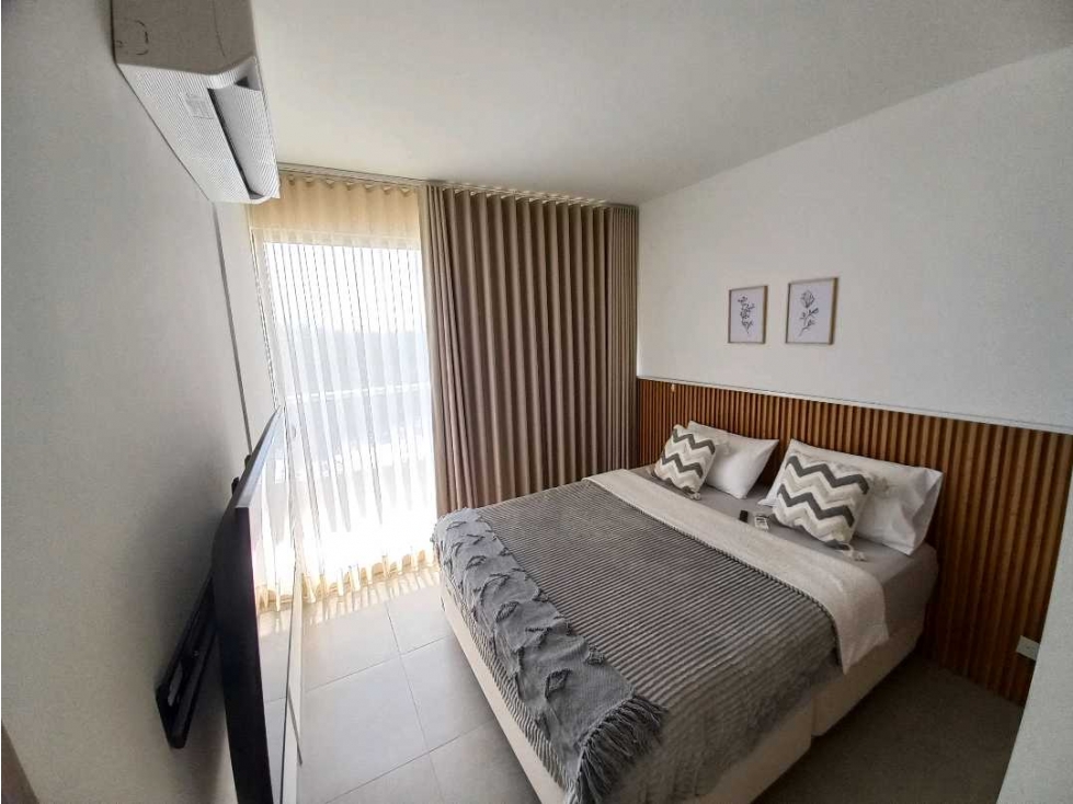 ARRIENDO APARTAMENTO AMOBLADO EN SANTA MARTA SECTOR DONJACA