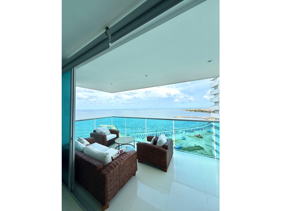 arriendo apartamento en Bocagrande en primera LINEA — foto 2