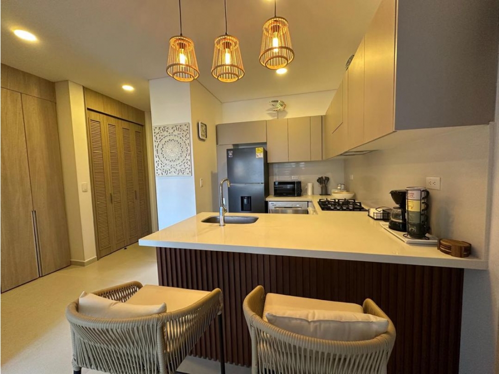 Rento apartamento amoblado para estrenar balcón vista exterior 005 — foto 4