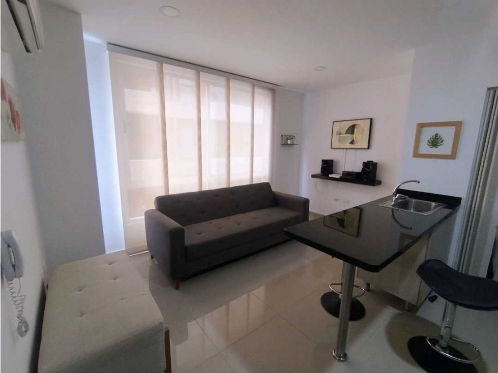 ARRIENDO APARTAESTUDIO AMOBLADO EN RIOMAR