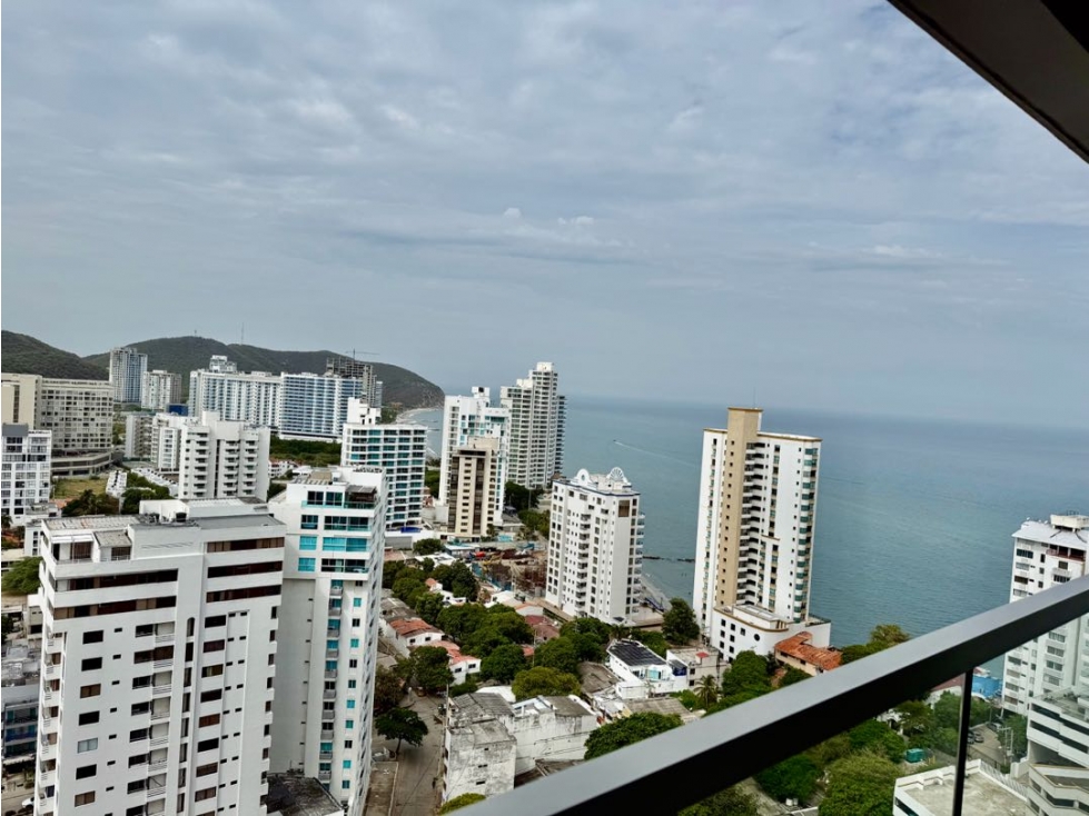 Arriendo apartamento amoblado vista al mar