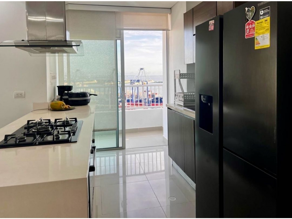 ARRIENDO APARTAMENTO AMOBLADO VISTA BAHIA MANGA CARTAGENA — foto 3