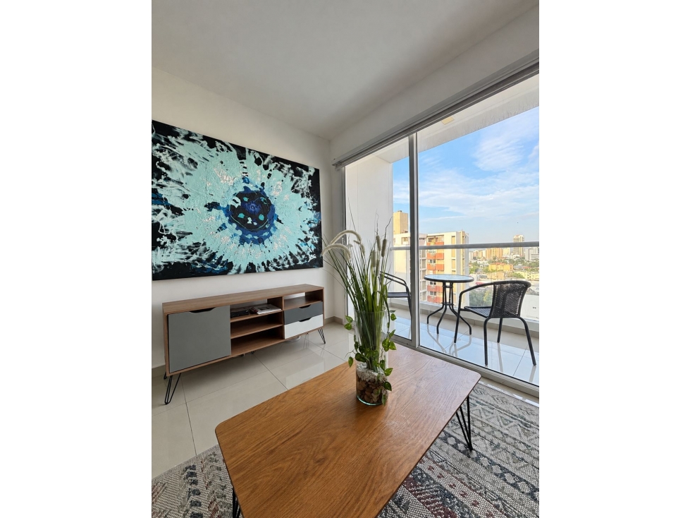ARRIENDO APARTAMENTO AMOBLADO, 1 ALCOBA, ALTO PRADO — foto 2
